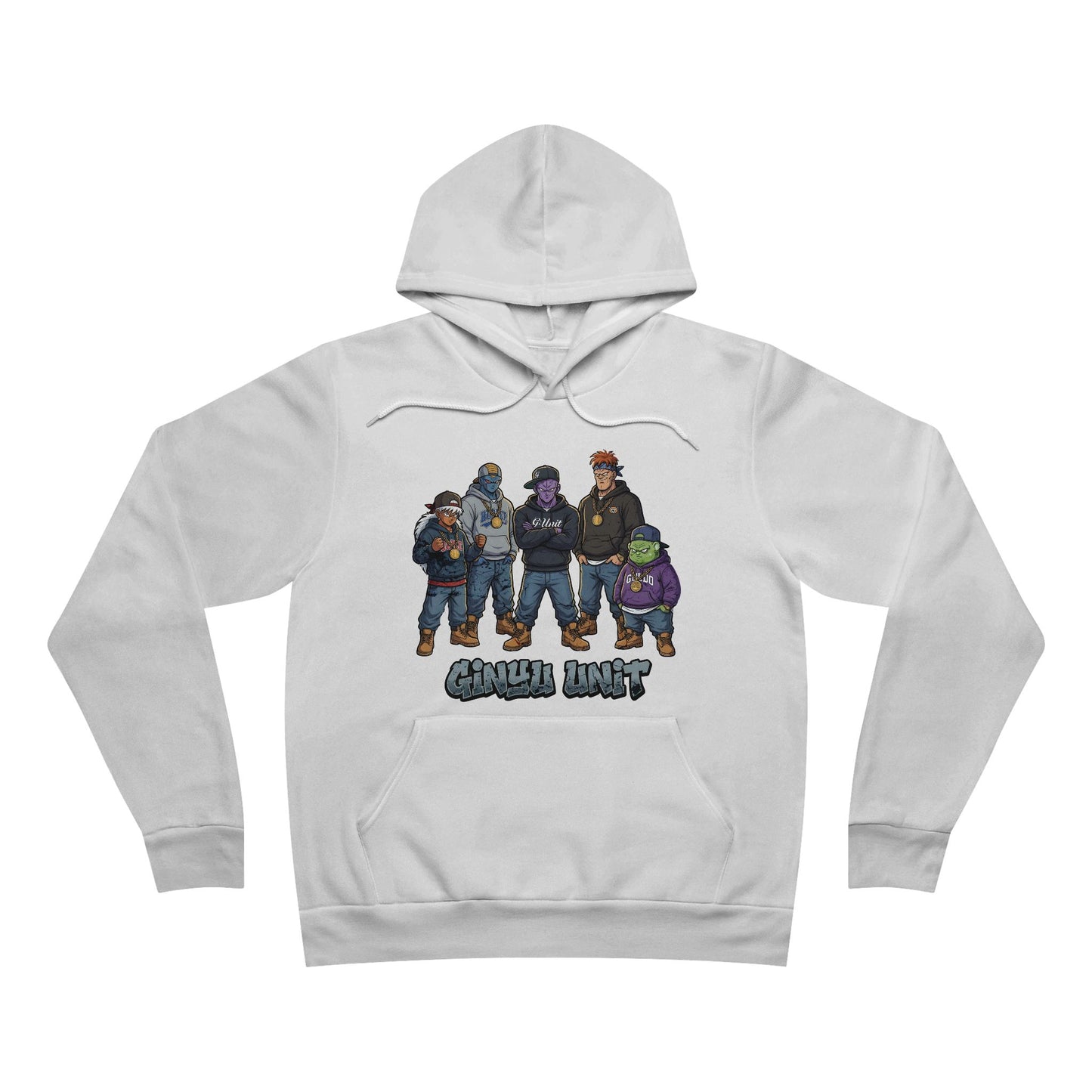 Ginyu Unit G-Unit Crossover Pullover Hoodie | DBZ Hip-Hop Parody