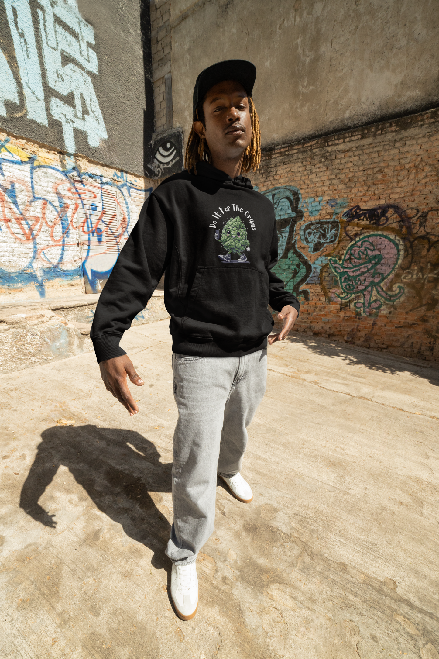 Do It For The Grams Unisex Pullover Hoodie - Funny Casual Wear, Gift for Friends, Stoner Humor, Cozy Sweatshirt. Unisex Hoodie, Pullover