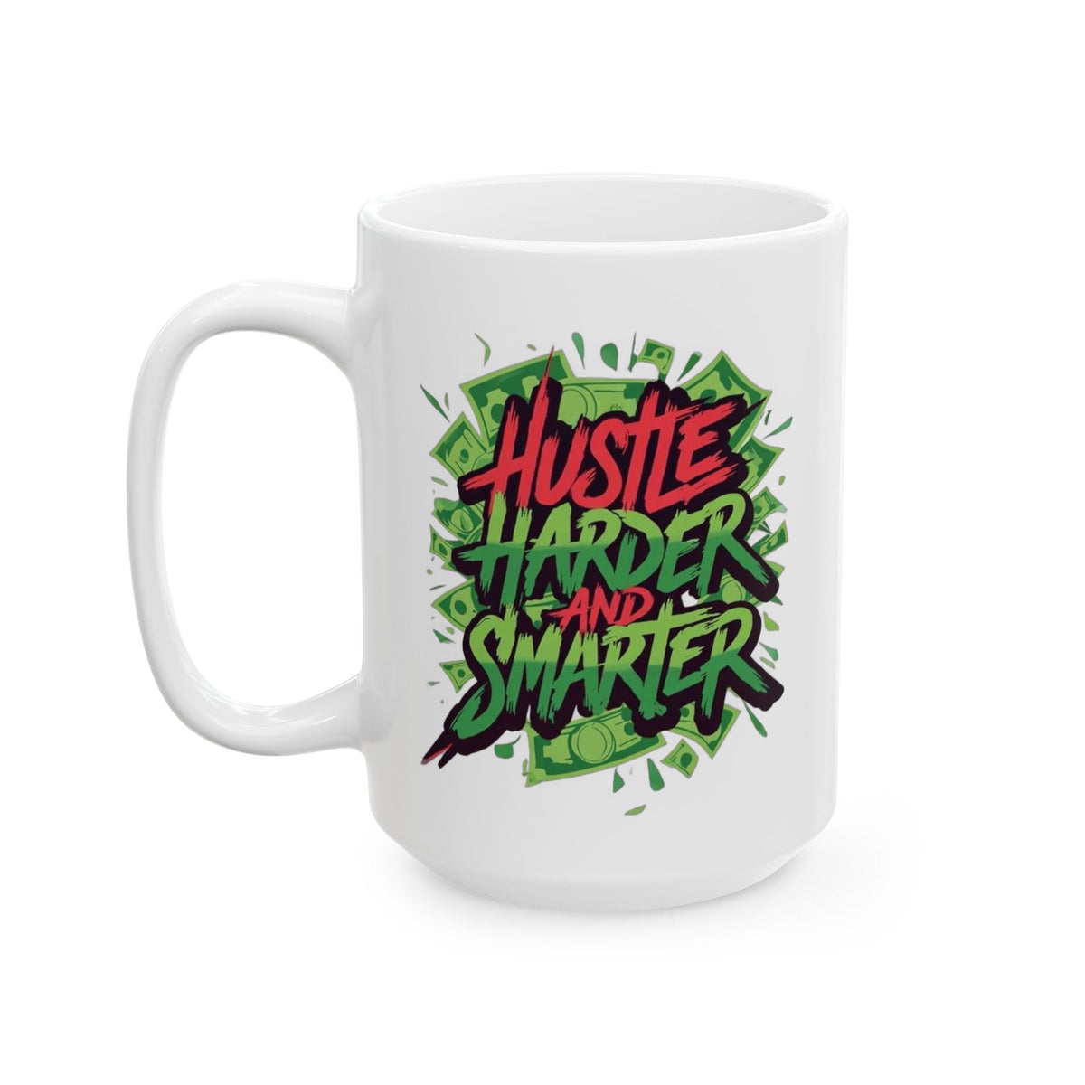 Vibrant Graphic Ceramic Mug, Unique Art Coffee Cup for Plant Lovers, Gift for Coffee Enthusiasts, Perfect for Birthdays, Housewarming,