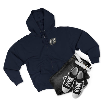 Street Fighter x Ruff Ryders Crew Full-Zip Hoodie | Retro Streetwear Group Portrait