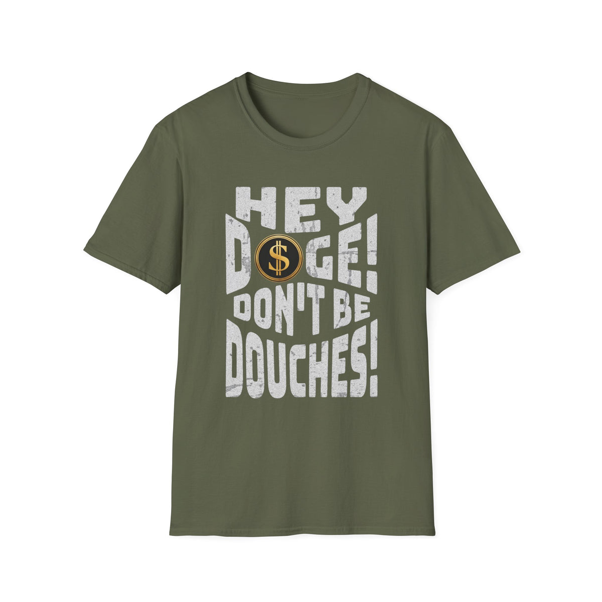 Hey Doge! Funny T-Shirt, Unisex Humor Tee, Cryptocurrency Gift, Meme Lover Shirt, Casual Wear, Gift for Friends