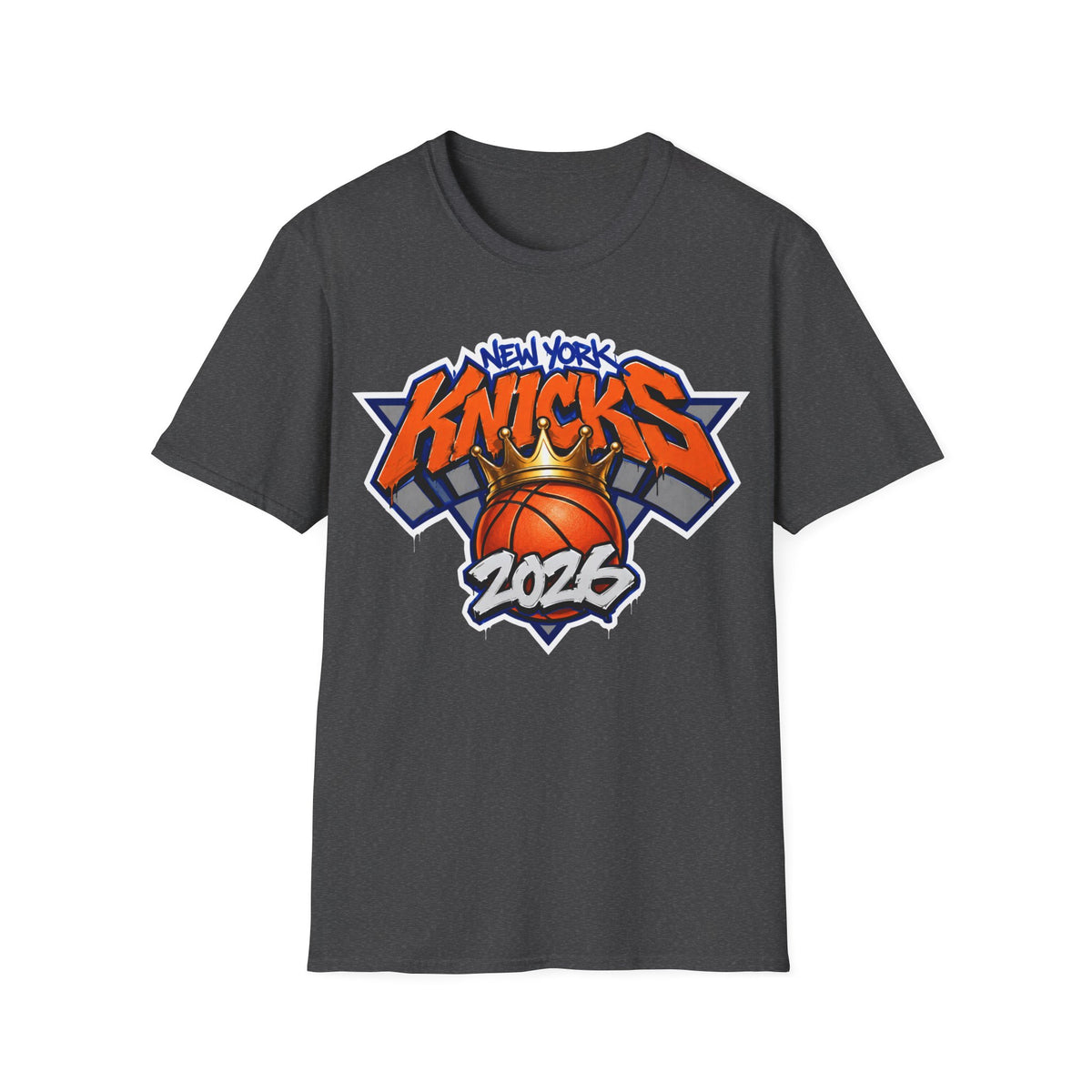 New York 2026 Championship Crowned Basketball T-Shirt