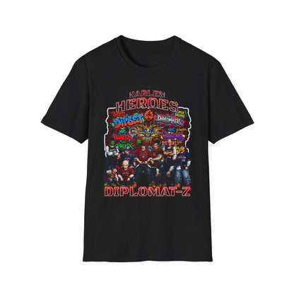 Harlem Heros Diplomat-Z Band Shirt | Graphic T-Shirt, Music/Anime Mashup Artwork, DBZ, Dipset, Hiphop Fan Gift