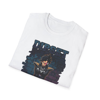 Vegeta The Capo Dipset/DBZ Graphic Tee | Streetwear Mafia Character, Anime/Hip-Hop Fan Gift