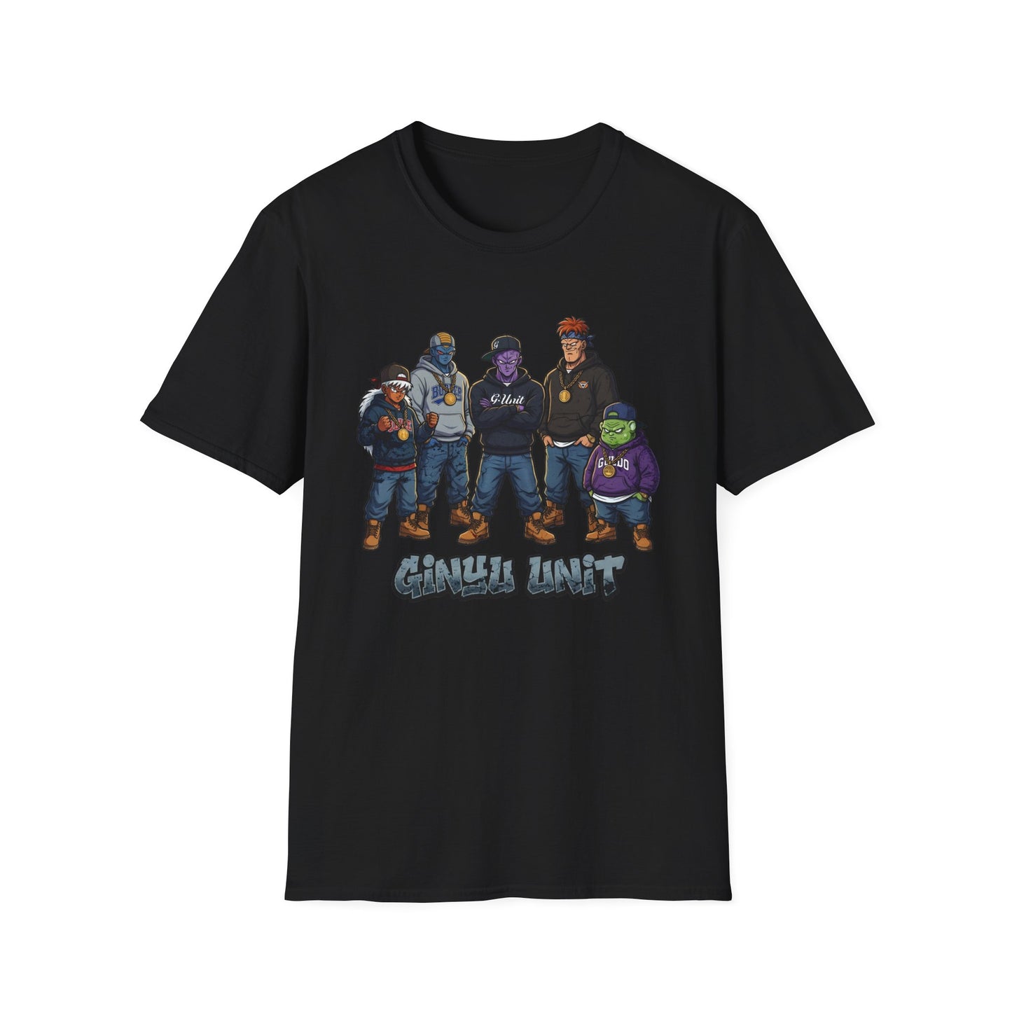 Ginyu Unit G-Unit Crossover T-Shirt | DBZ Hip-Hop Parody
