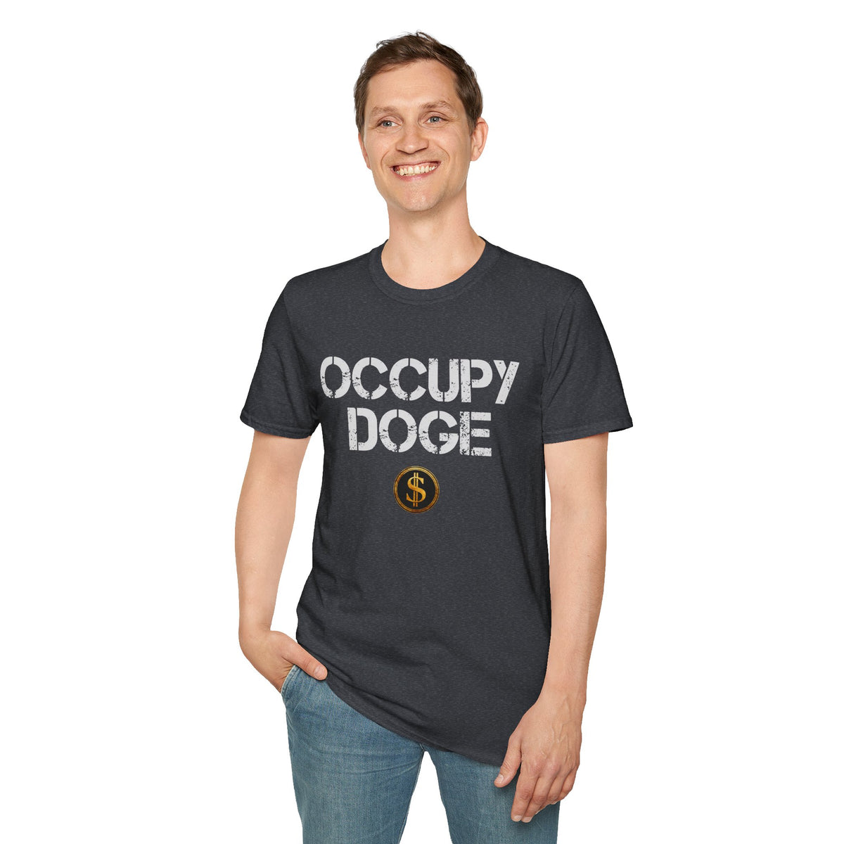 Occupy Doge T-Shirt, Political Statement Tee, Unisex Graphic Shirt, Gift for Protesters, Meme Apparel, Activist Clothing, Protester Gift,