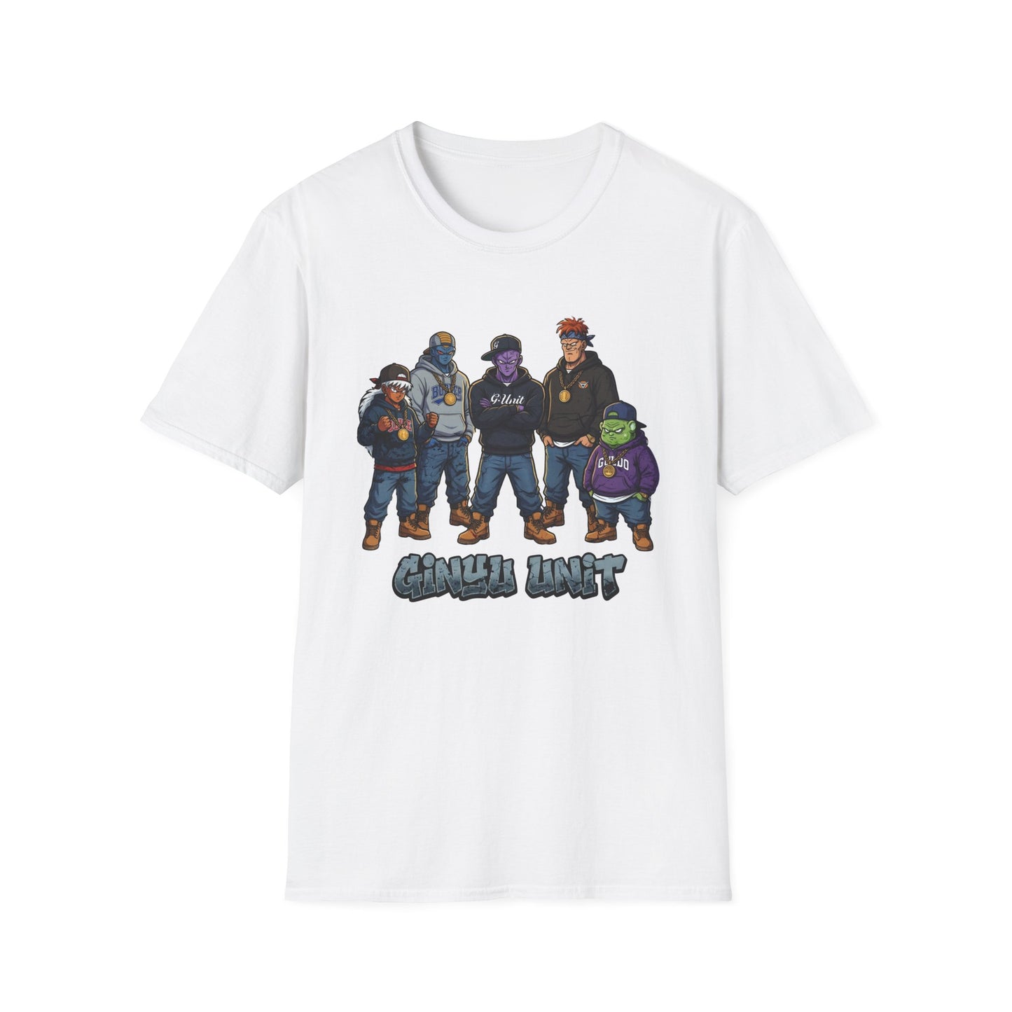 Ginyu Unit G-Unit Crossover T-Shirt | DBZ Hip-Hop Parody