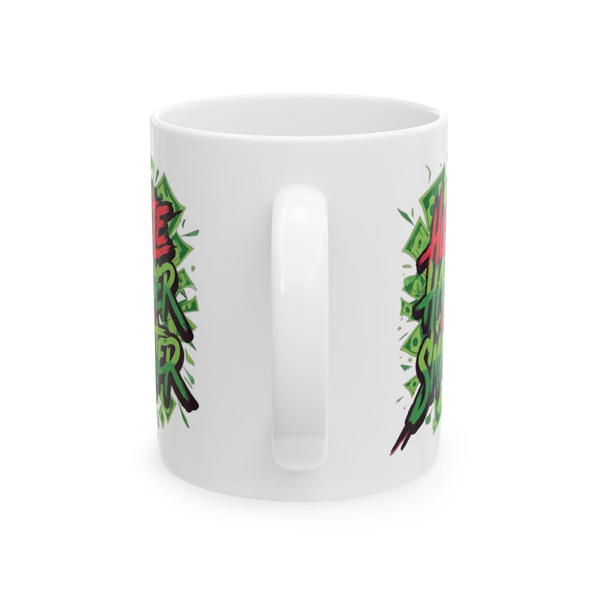 Vibrant Graphic Ceramic Mug, Unique Art Coffee Cup for Plant Lovers, Gift for Coffee Enthusiasts, Perfect for Birthdays, Housewarming,