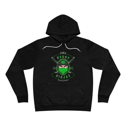 Nerdy Ninjaz Pullover Hoodie - Nerdy Jerzey Green
