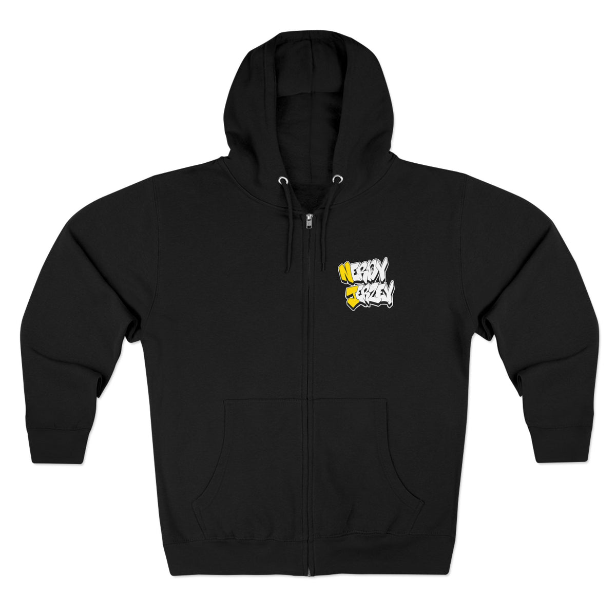 Nerdy Ninjaz Unisex Full Zip Hoodie - Killah Beez Yellow