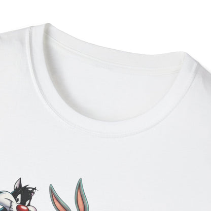 State Property x Looney Tunes Streetwear Crew T-Shirt | Urban Animal Characters, Hip-Hop Style