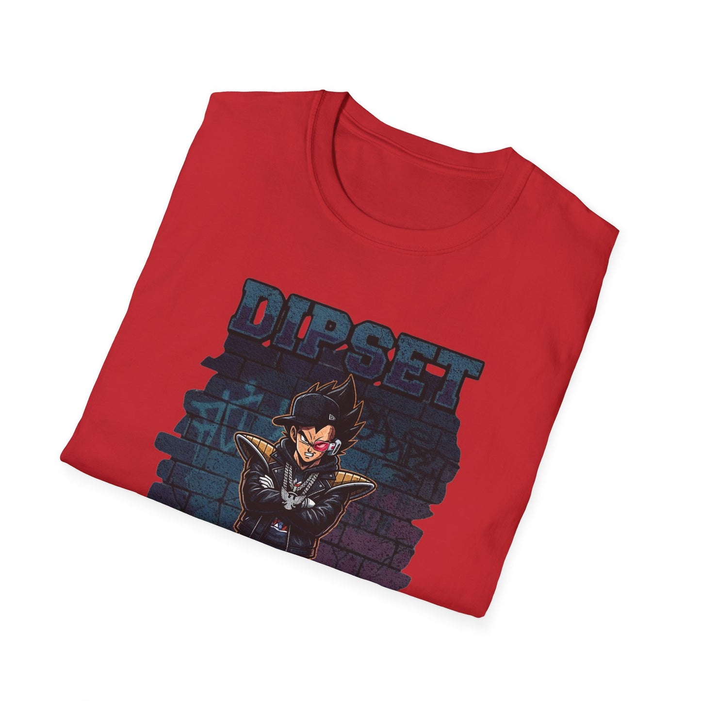 Vegeta The Capo Dipset/DBZ Graphic Tee | Streetwear Mafia Character, Anime/Hip-Hop Fan Gift
