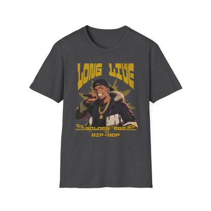 Long Live Golden Age Hip-Hop T-Shirt | Golden Age Hip Hop Graphic
