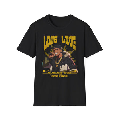 Long Live Golden Age Hip-Hop T-Shirt | Golden Age Hip Hop Graphic
