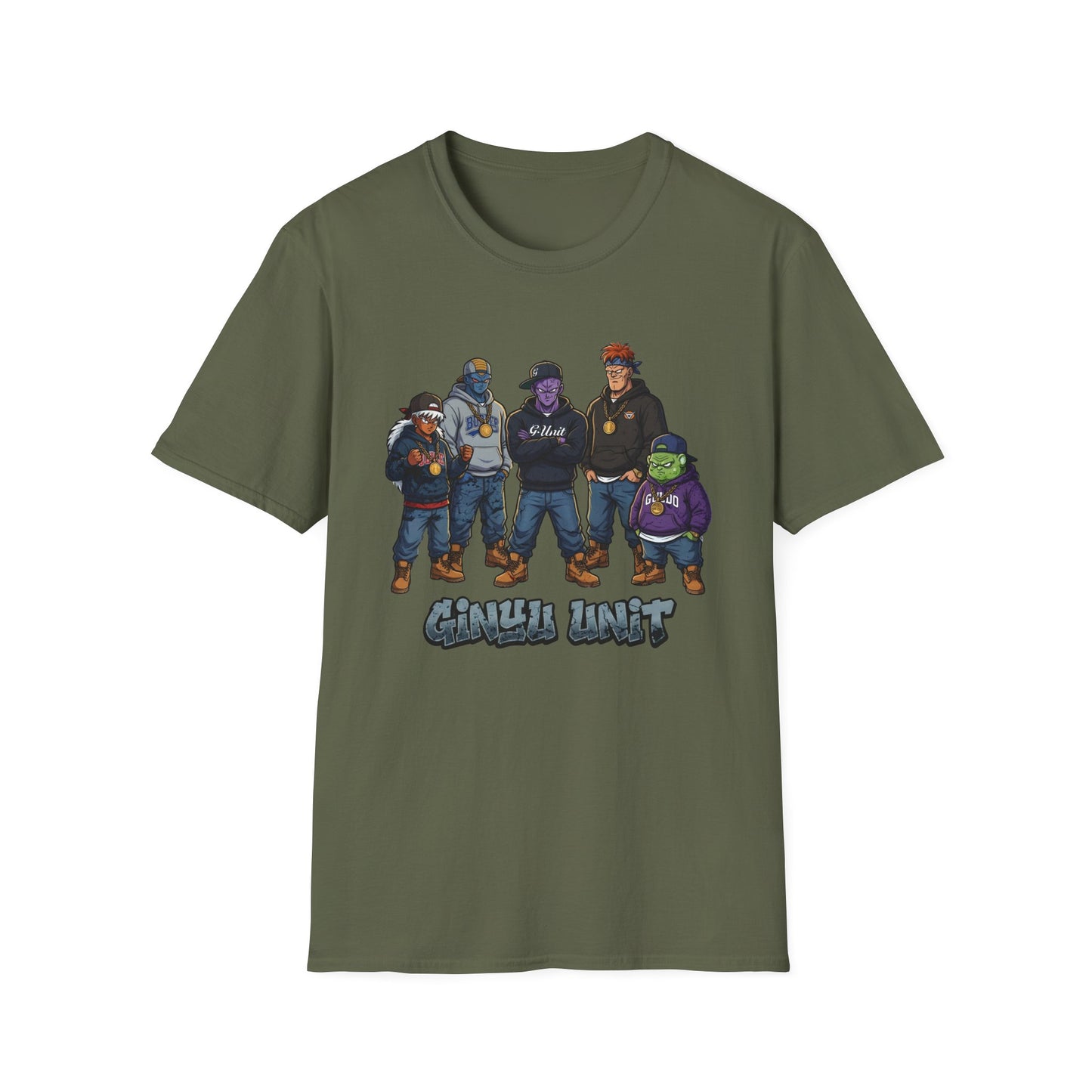 Ginyu Unit G-Unit Crossover T-Shirt | DBZ Hip-Hop Parody
