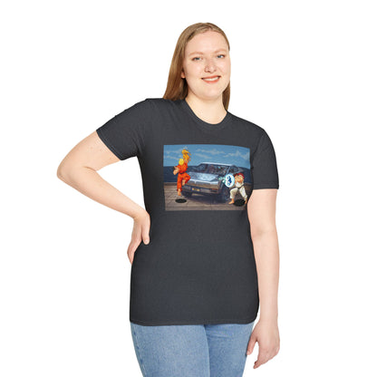 SF2 Bonus Stage Protest Parody Unisex T-Shirt, Casual Gamer Tee, Unique Graphic Tee, Streetwear for Gamers, Protest Stage Style