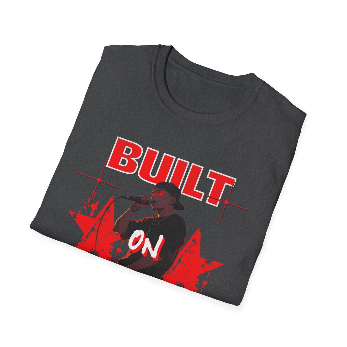 Built On Hip-Hop Lyrics Matter Hip Hop Tee | Rap Music Graphic T-Shirt