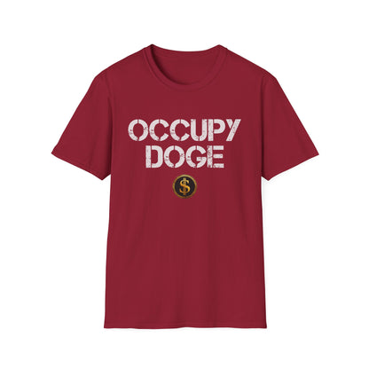 Occupy Doge T-Shirt, Political Statement Tee, Unisex Graphic Shirt, Gift for Protesters, Meme Apparel, Activist Clothing, Protester Gift,