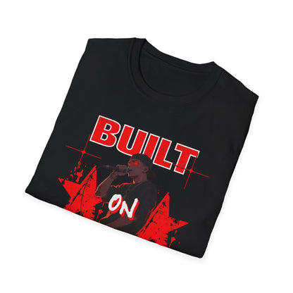 Built On Hip-Hop Lyrics Matter Hip Hop Tee | Rap Music Graphic T-Shirt