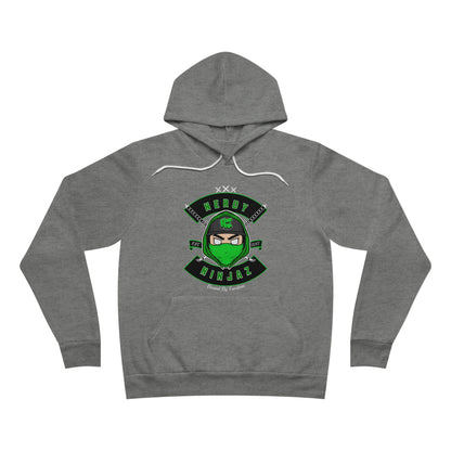 Nerdy Ninjaz Pullover Hoodie - Nerdy Jerzey Green