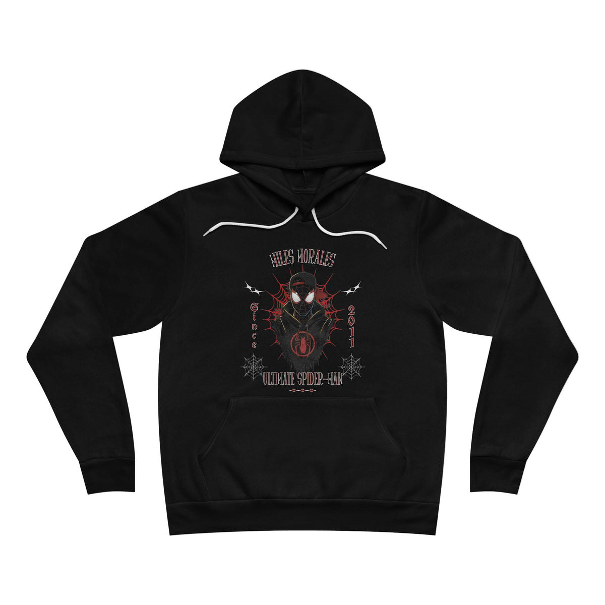 Miles Morales Spider-Man Pullover Hoodie | Ultimate Spider-Man Graphic Hoodie