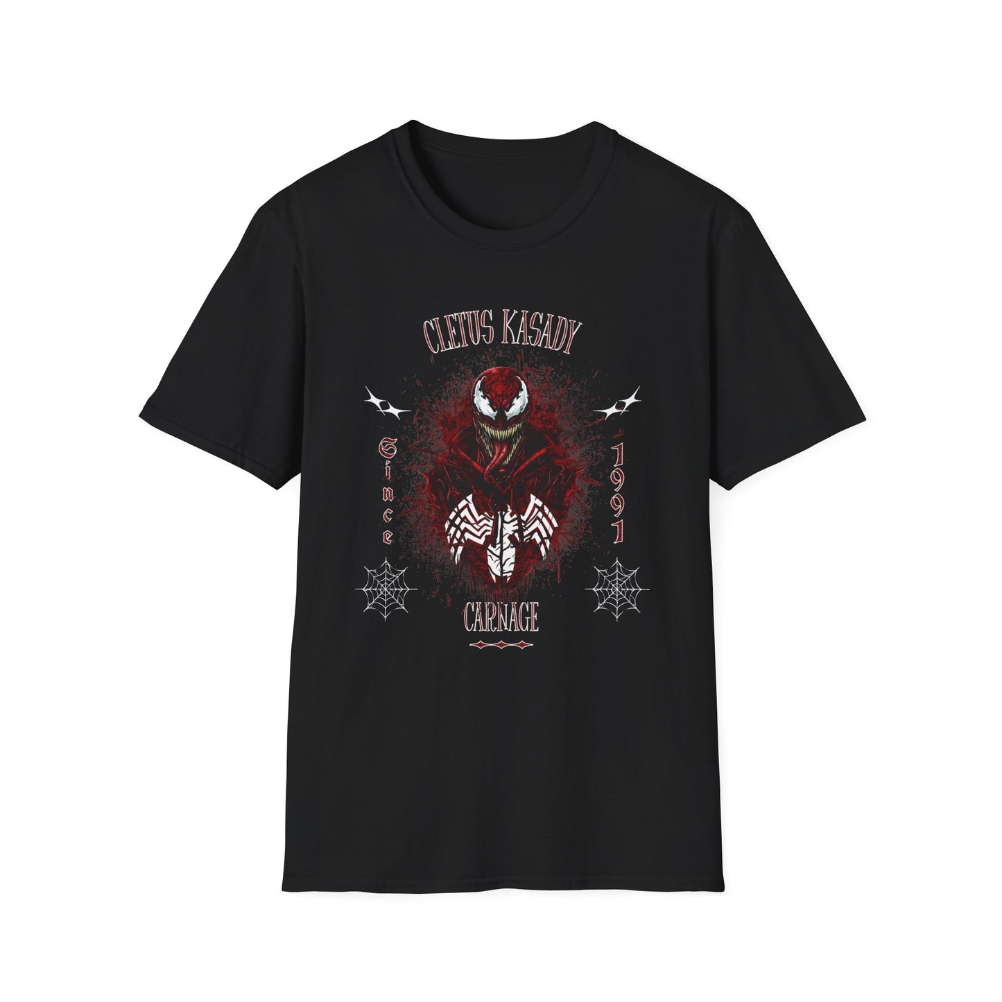 Carnage Symbiote Illustration T-Shirt | Cletus Kasady Venom Spiderman