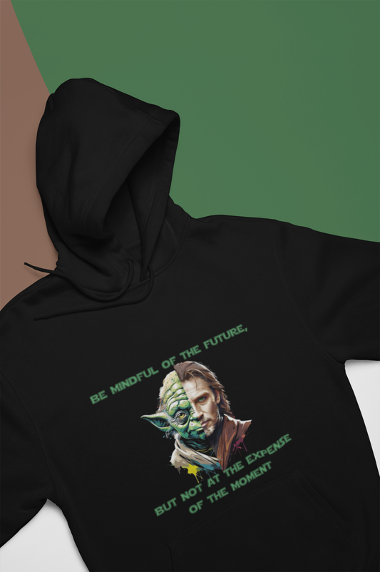 Be Mindful Of The Future Hoodie - Str Wars Inspired Unisex Geek Culture Apparel, Sci-Fi/Fantasy Pullover, Inspirational Gift, Casual Wear, Gift Idea For Nerds