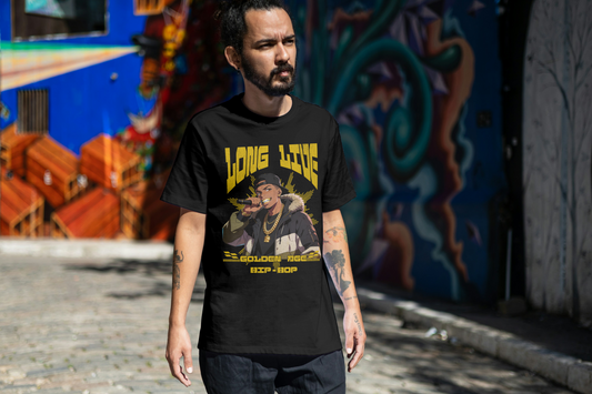 Long Live Golden Age Hip-Hop T-Shirt | Golden Age Hip Hop Graphic