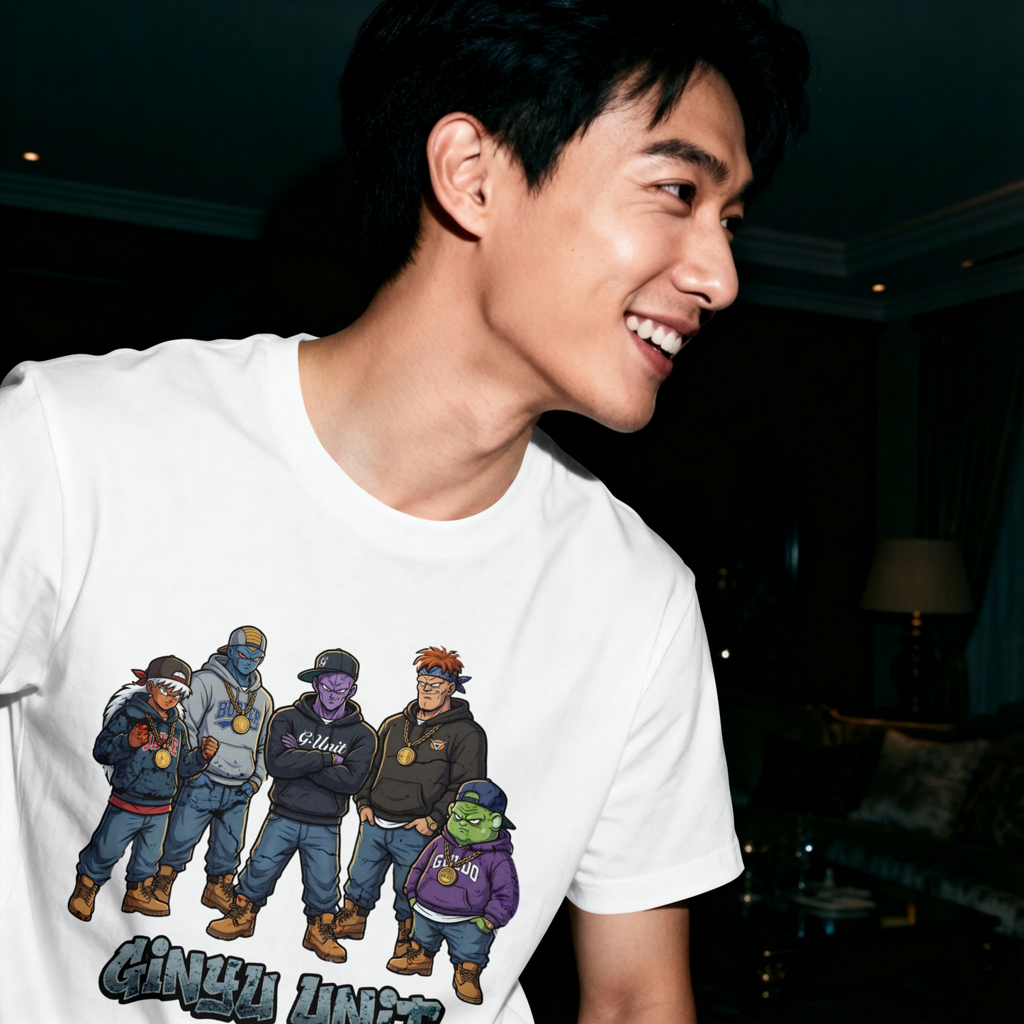 Ginyu Unit G-Unit Crossover T-Shirt | DBZ Hip-Hop Parody
