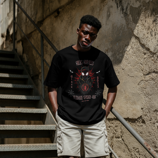 Miles Morales Spider-Man T-Shirt | Ultimate Spider-Man Graphic Tee