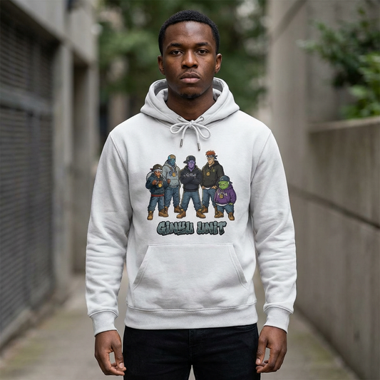 Ginyu Unit G-Unit Crossover Pullover Hoodie | DBZ Hip-Hop Parody