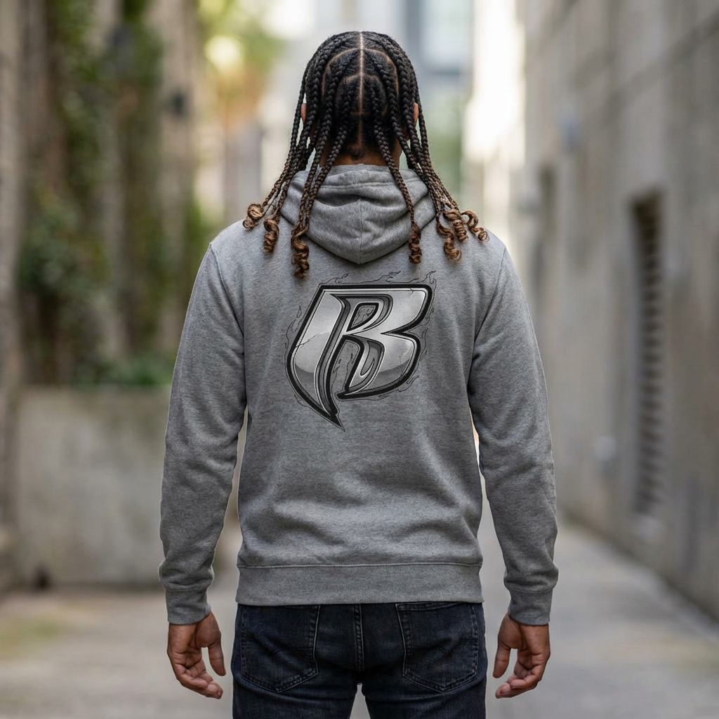 Street Fighter x Ruff Ryders Crew Pullover Hoodie | Retro Streetwear Group Portrait