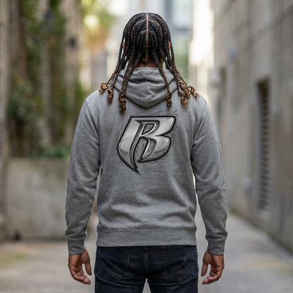 Street Fighter x Ruff Ryders Crew Pullover Hoodie | Retro Streetwear Group Portrait