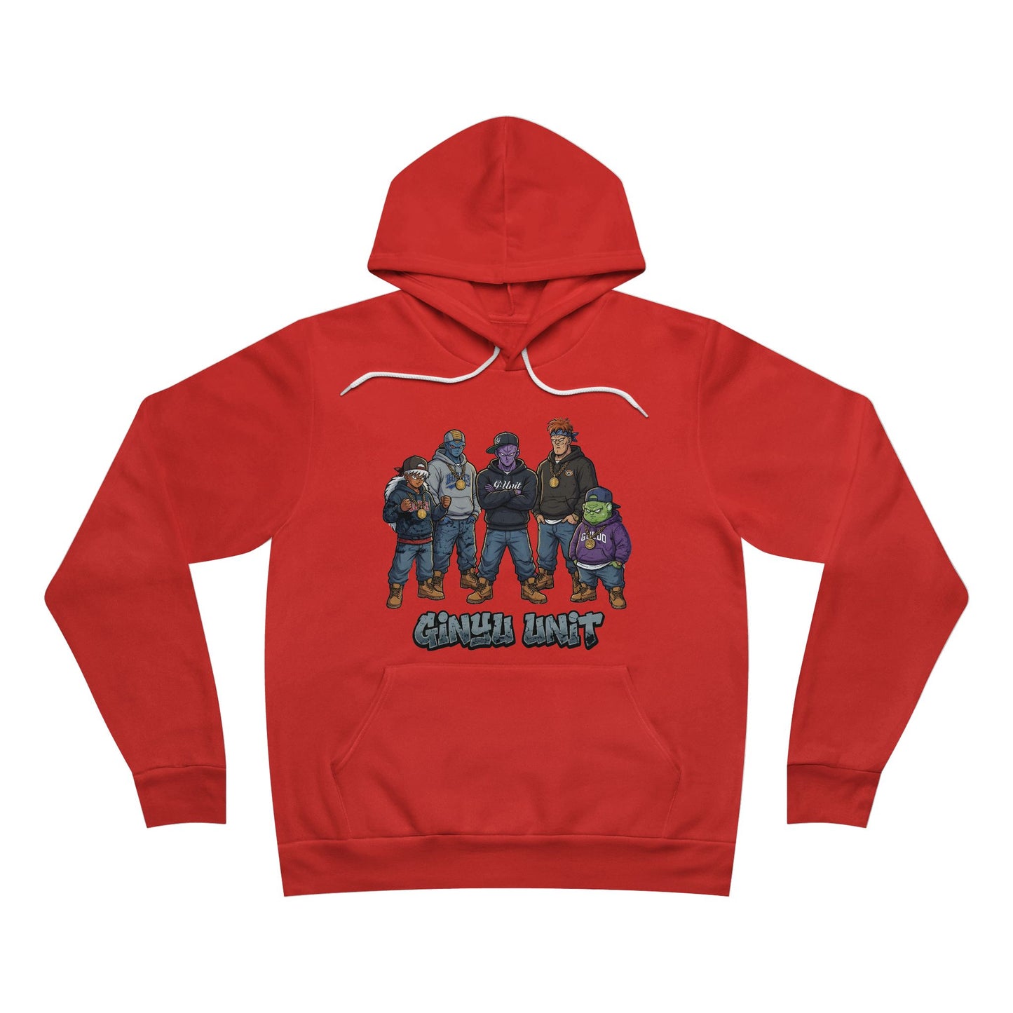 Ginyu Unit G-Unit Crossover Pullover Hoodie | DBZ Hip-Hop Parody