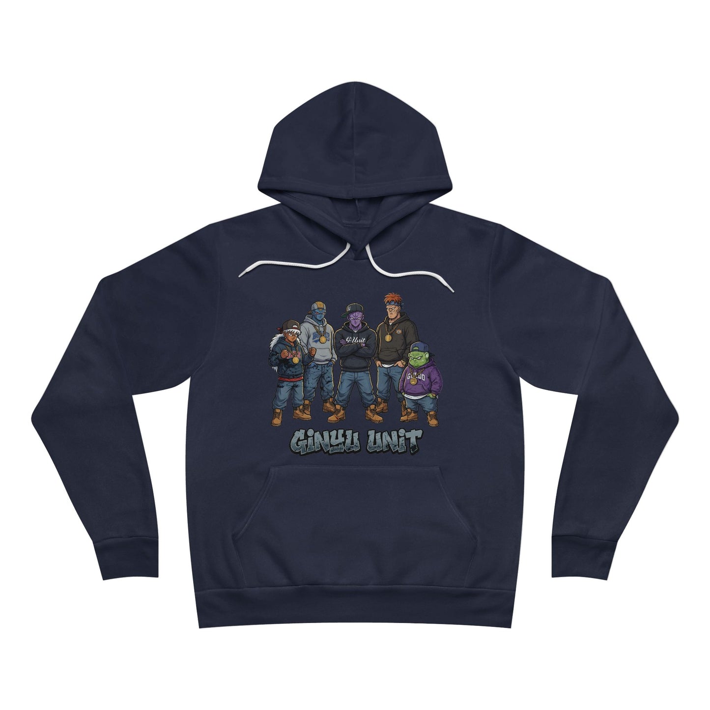 Ginyu Unit G-Unit Crossover Pullover Hoodie | DBZ Hip-Hop Parody