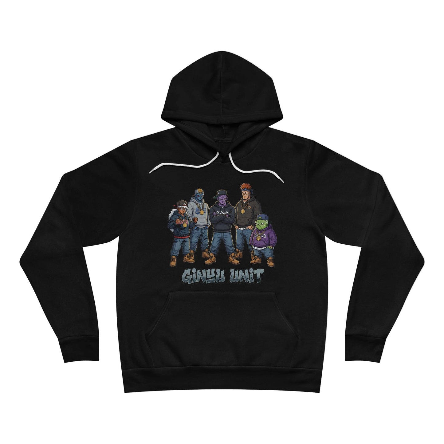 Ginyu Unit G-Unit Crossover Pullover Hoodie | DBZ Hip-Hop Parody