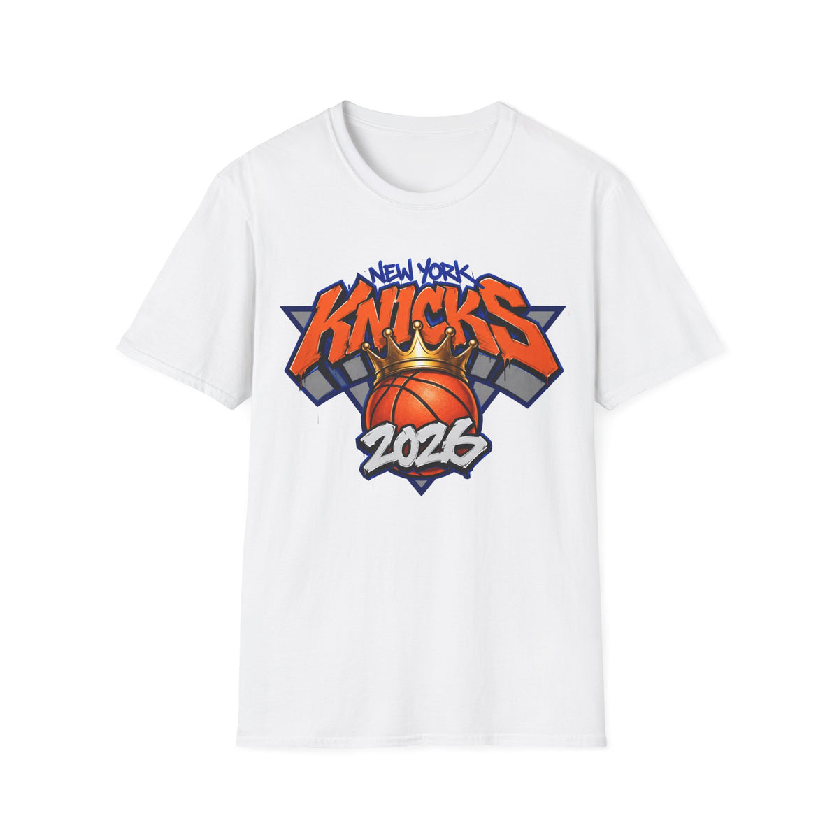 New York 2026 Championship Crowned Basketball T-Shirt