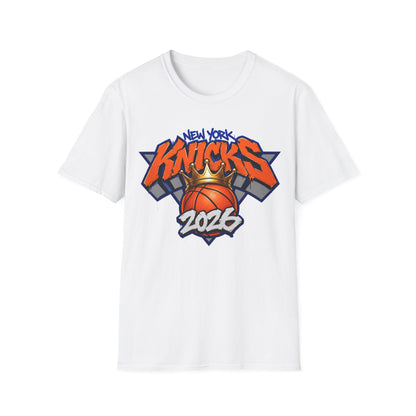 New York 2026 Championship Crowned Basketball T-Shirt