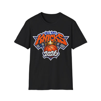 New York 2026 Championship Crowned Basketball T-Shirt