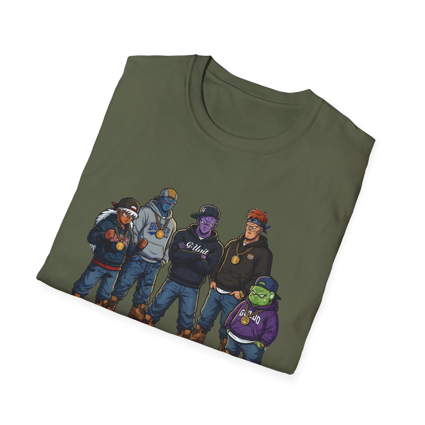 Ginyu Unit G-Unit Crossover T-Shirt | DBZ Hip-Hop Parody