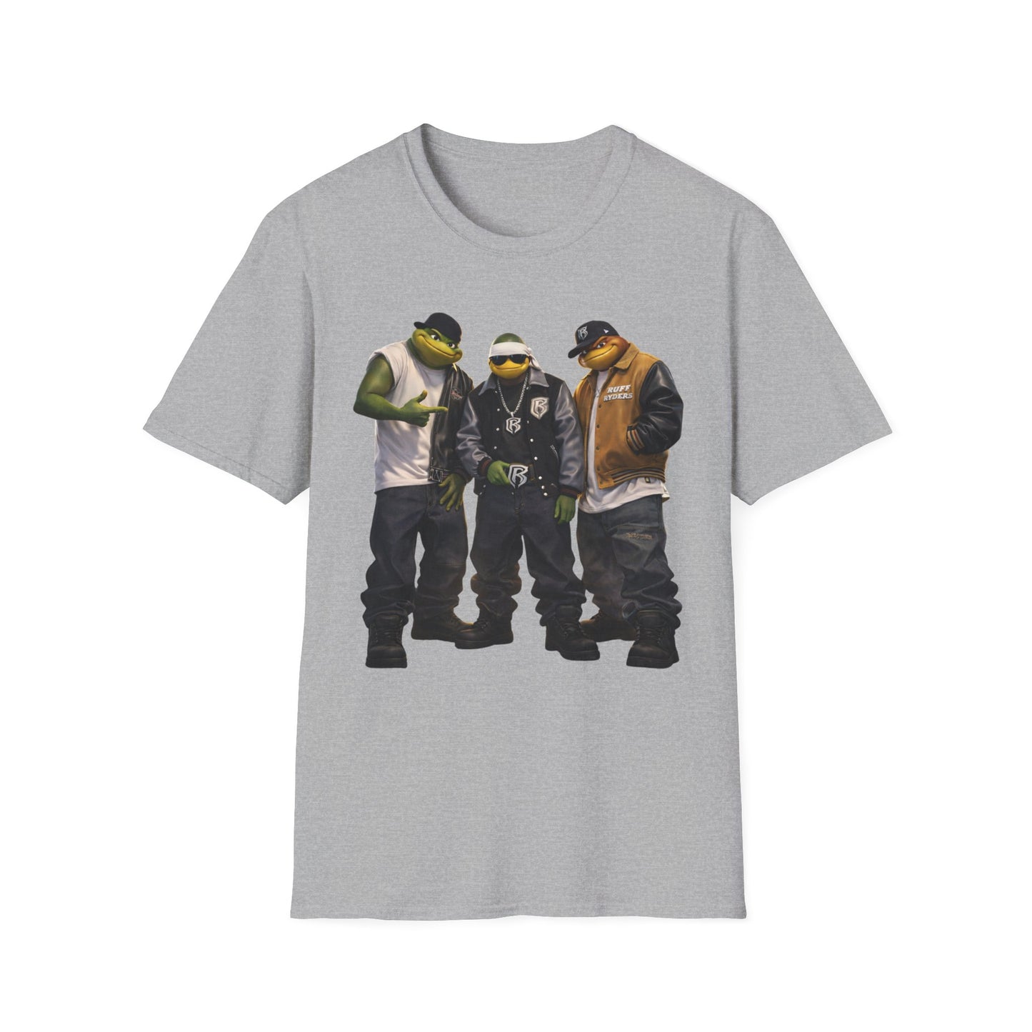 Battletoads x LOX Ruff Ryders Urban Hip-Hop Illustration T-Shirt