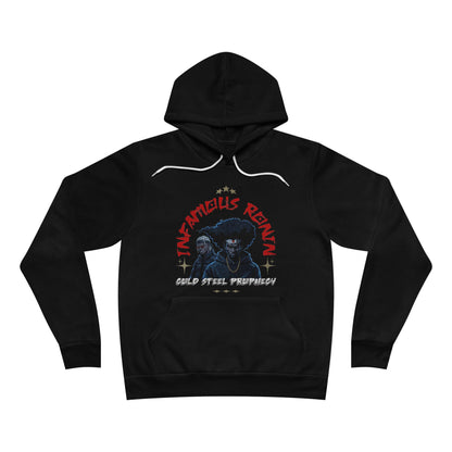 Infamous Ronin: Cold Steel Prophecy Faux Album Pullover Hoodie | Afro Samurai x Moob Deep Mashup Hip-Hop Hoodie, Anime Fan Gift