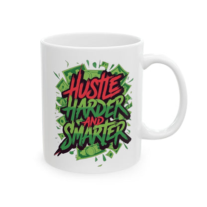 Vibrant Graphic Ceramic Mug, Unique Art Coffee Cup for Plant Lovers, Gift for Coffee Enthusiasts, Perfect for Birthdays, Housewarming,