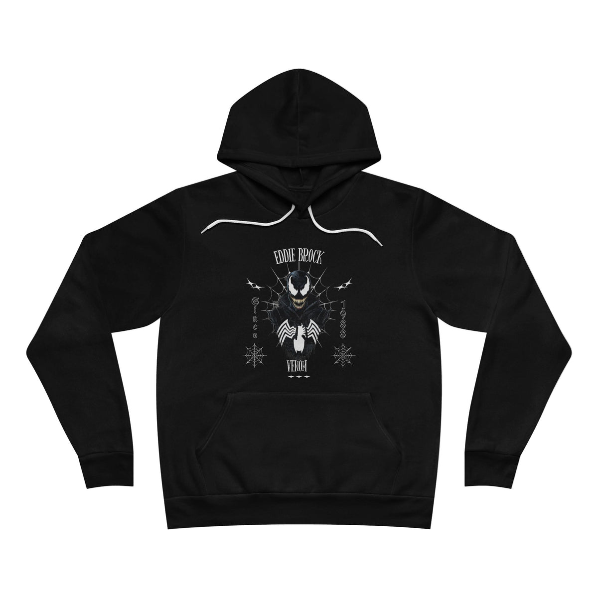 Venom Eddie Brock Symbiote Graphic Hoodie — Spider Comic Pullover