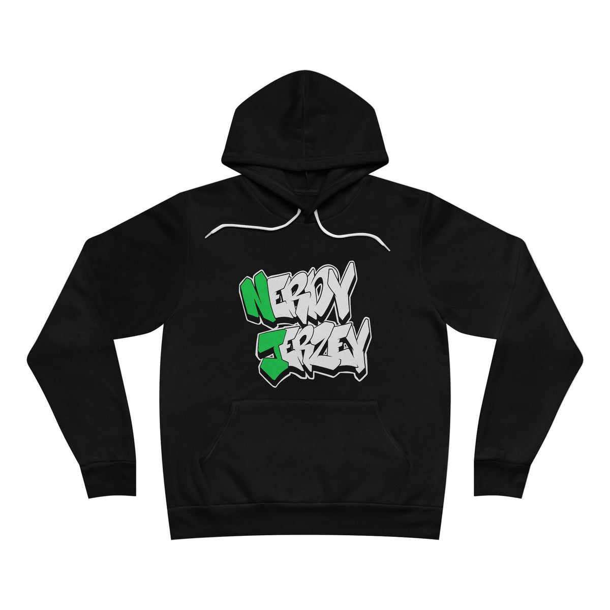 Nerdy Jerzey Unisex Pullover Hoodie - Cozy Streetwear for Gamers & Geeks