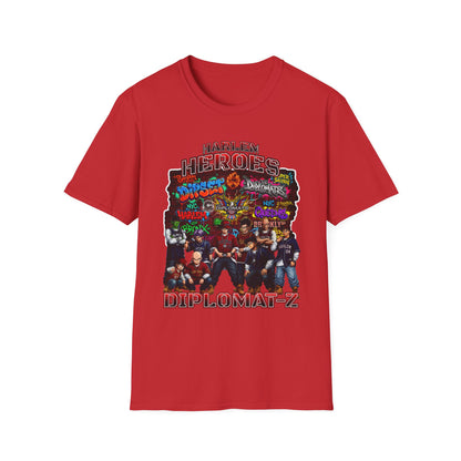 Harlem Heros Diplomat-Z Band Shirt | Graphic T-Shirt, Music/Anime Mashup Artwork, DBZ, Dipset, Hiphop Fan Gift