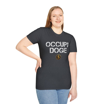 Occupy Doge T-Shirt, Political Statement Tee, Unisex Graphic Shirt, Gift for Protesters, Meme Apparel, Activist Clothing, Protester Gift,