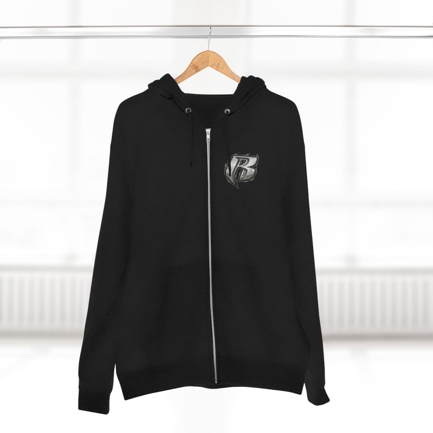 Street Fighter x Ruff Ryders Crew Full-Zip Hoodie | Retro Streetwear Group Portrait