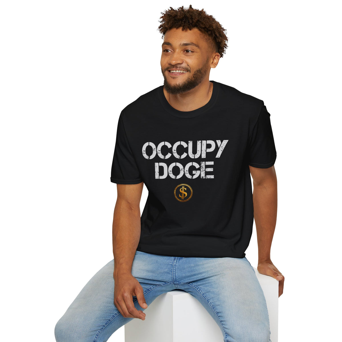 Occupy Doge T-Shirt, Political Statement Tee, Unisex Graphic Shirt, Gift for Protesters, Meme Apparel, Activist Clothing, Protester Gift,