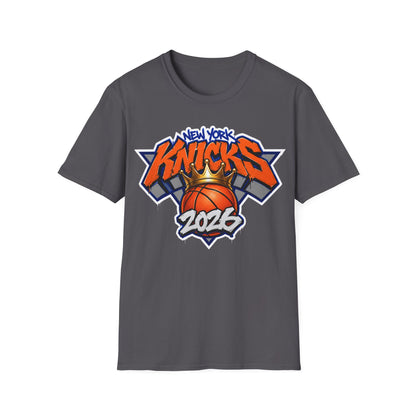 New York 2026 Championship Crowned Basketball T-Shirt
